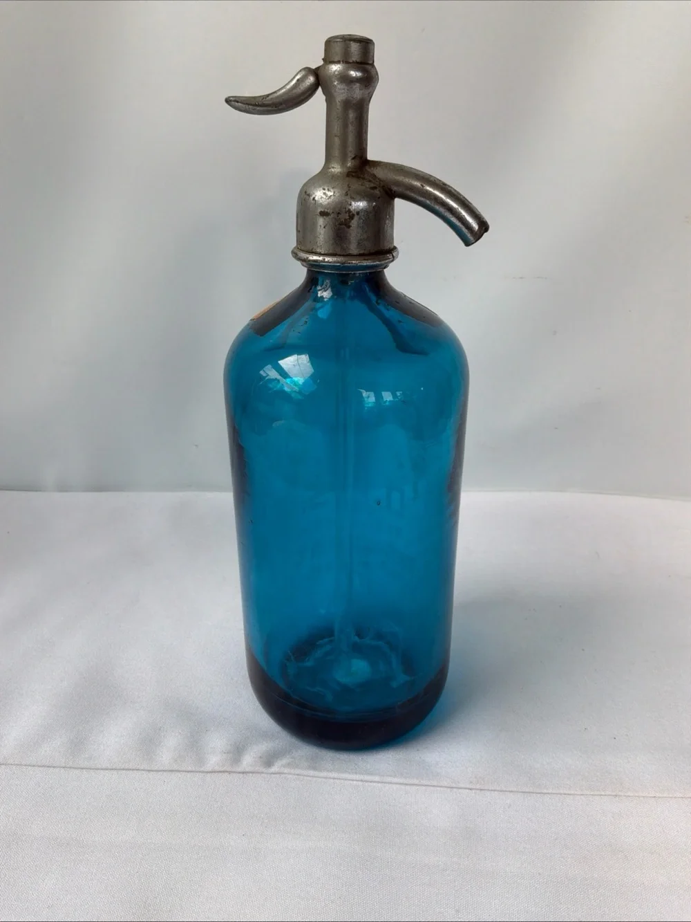 Blue seltzer bottle￼ classic blue
